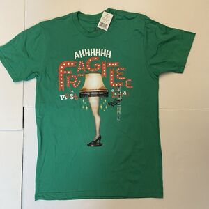 NWT - A CHRISTMAS STORY LEG LAMP FRAGILE T-Shirt MEDIUM Holiday Movie
